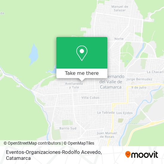 Mapa de Eventos-Organizaciones-Rodolfo Acevedo