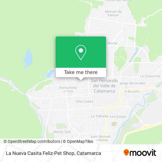 Mapa de La Nueva Casita Feliz-Pet Shop