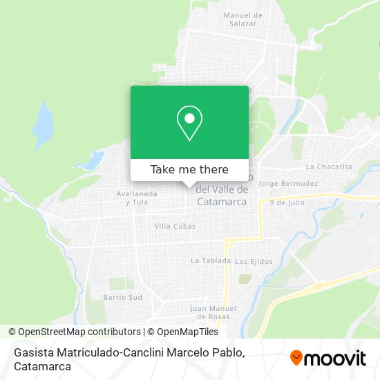 Gasista Matriculado-Canclini Marcelo Pablo map