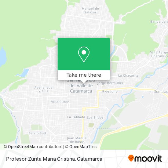 Profesor-Zurita Maria Cristina map