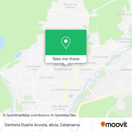 Mapa de Dentista-Duarte Acosta, alicia