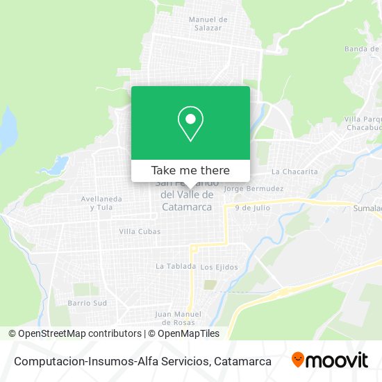 Mapa de Computacion-Insumos-Alfa Servicios