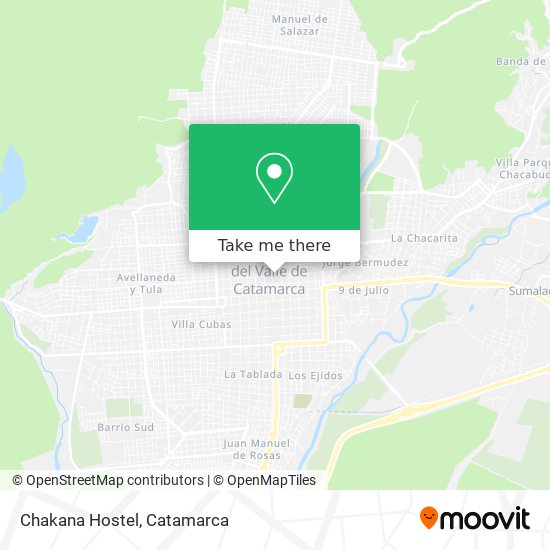 Mapa de Chakana Hostel