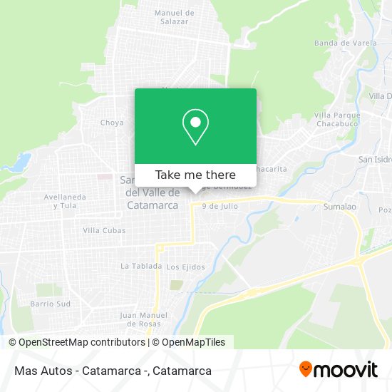 Mapa de Mas Autos - Catamarca -