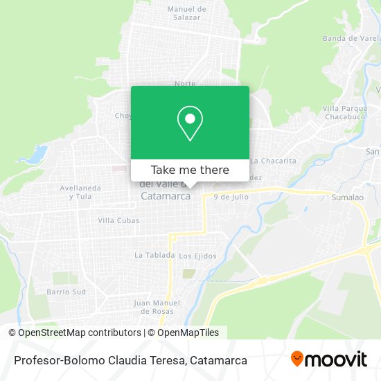 Profesor-Bolomo Claudia Teresa map