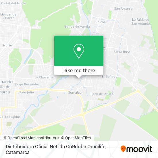 Distribuidora Oficial NéLida CóRdoba Omnilife map