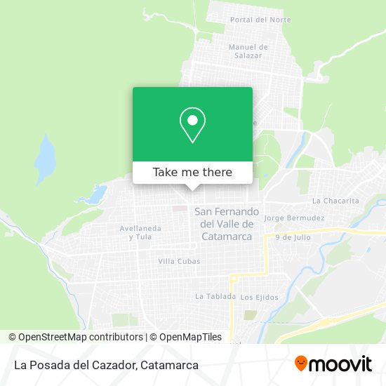 La Posada del Cazador map