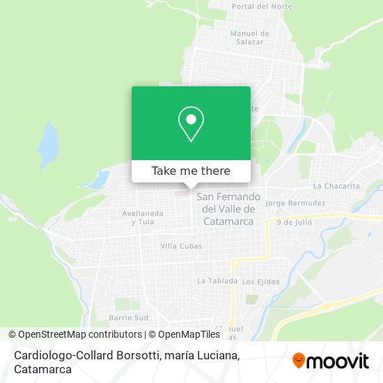 Cardiologo-Collard Borsotti, maría Luciana map