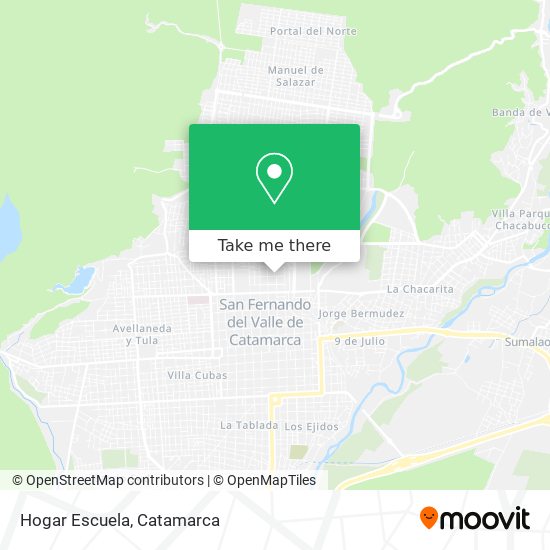 Mapa de Hogar Escuela