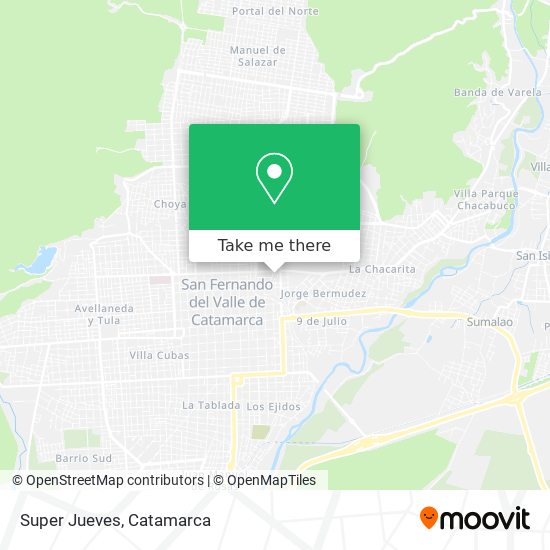 Mapa de Super Jueves