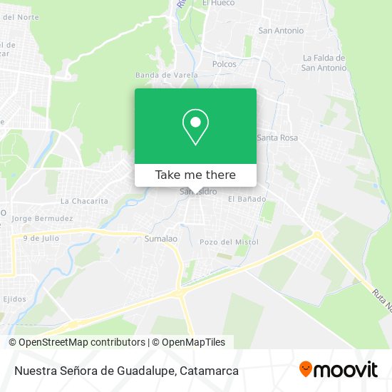 Nuestra Señora de Guadalupe map