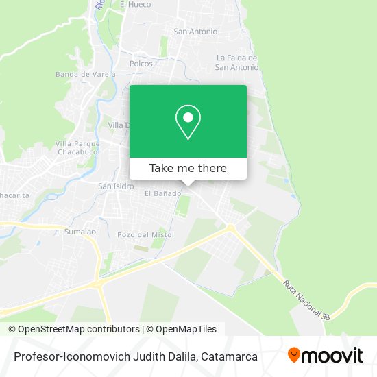 Profesor-Iconomovich Judith Dalila map