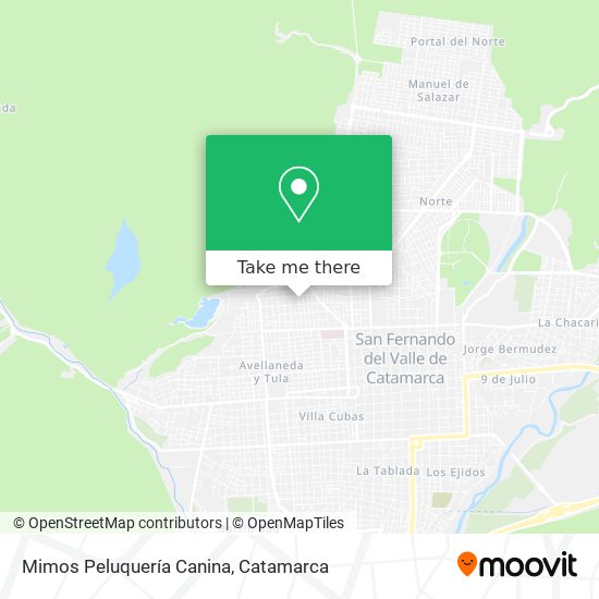 Mimos Peluquería Canina map