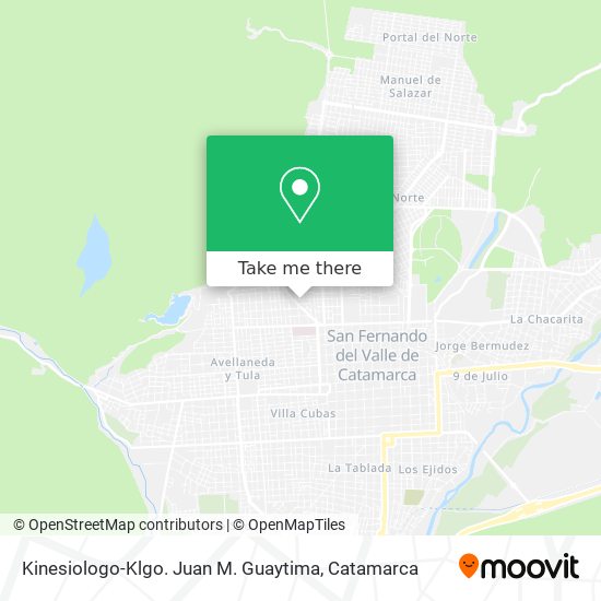 Mapa de Kinesiologo-Klgo. Juan M. Guaytima