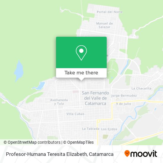 Mapa de Profesor-Humana Teresita Elizabeth