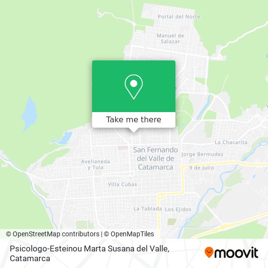 Psicologo-Esteinou Marta Susana del Valle map