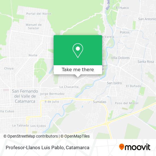 Profesor-Llanos Luis Pablo map