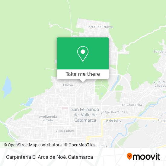 Mapa de Carpintería El Arca de Noé