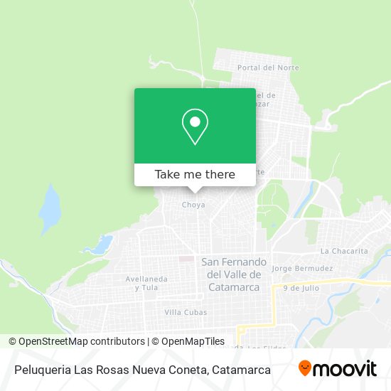 Peluqueria Las Rosas Nueva Coneta map