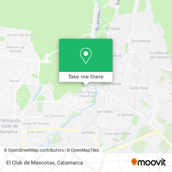 El Club de Mascotas map