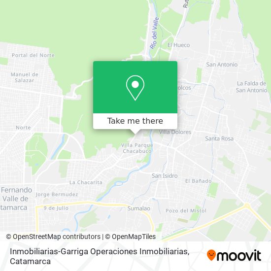 Mapa de Inmobiliarias-Garriga Operaciones Inmobiliarias