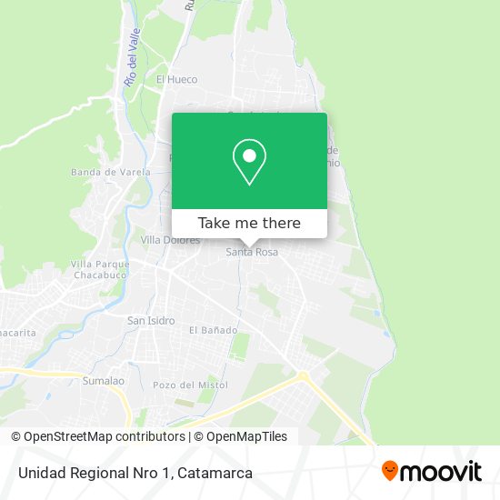 Unidad Regional Nro 1 map