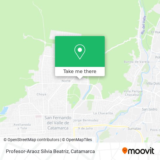 Profesor-Araoz Silvia Beatriz map