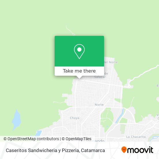 Mapa de Caseritos Sandwicheria y Pizzeria