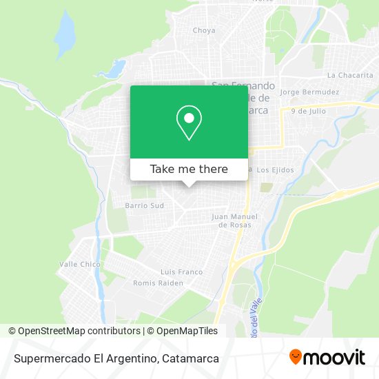 Supermercado El Argentino map