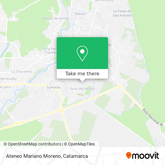Mapa de Ateneo Mariano Moreno