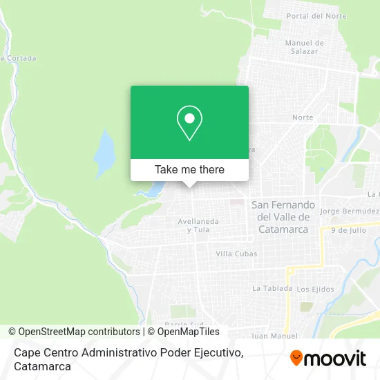 Mapa de Cape Centro Administrativo Poder Ejecutivo