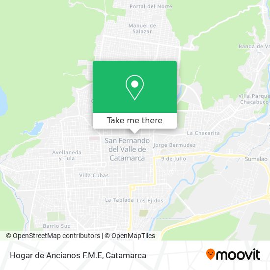 Hogar de Ancianos F.M.E map