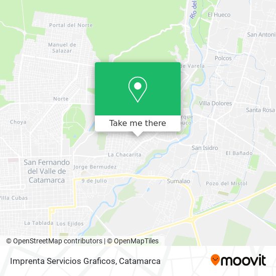 Mapa de Imprenta Servicios Graficos