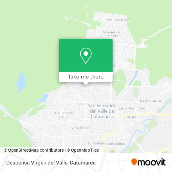 Despensa Virgen del Valle map