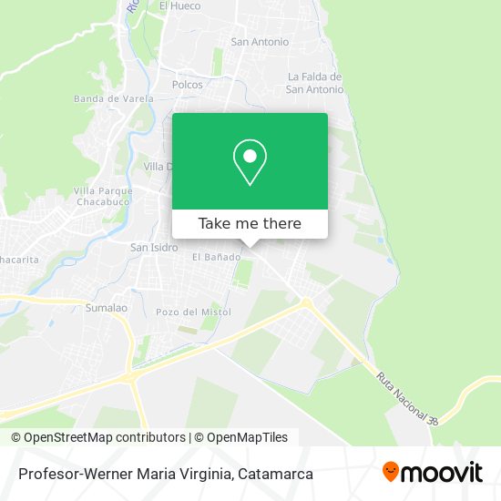 Profesor-Werner Maria Virginia map