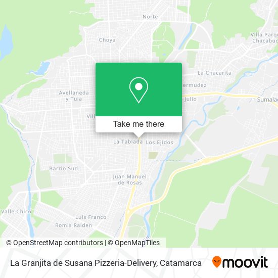 La Granjita de Susana Pizzeria-Delivery map