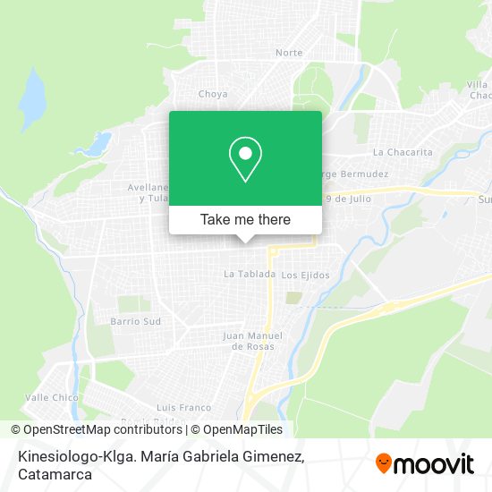 Kinesiologo-Klga. María Gabriela Gimenez map