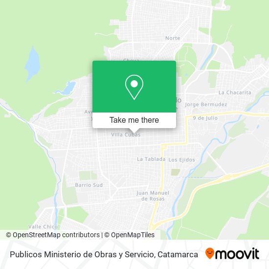 Publicos Ministerio de Obras y Servicio map