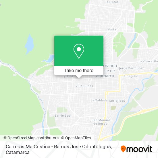 Carreras Ma Cristina - Ramos Jose Odontologos map