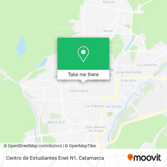 Centro de Estudiantes Enet N1 map