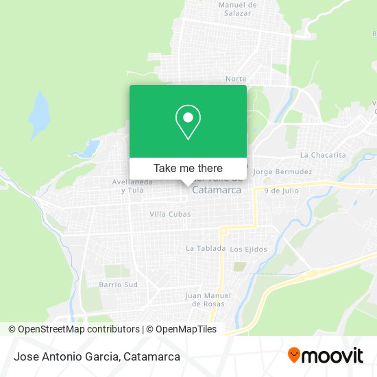 Jose Antonio Garcia map