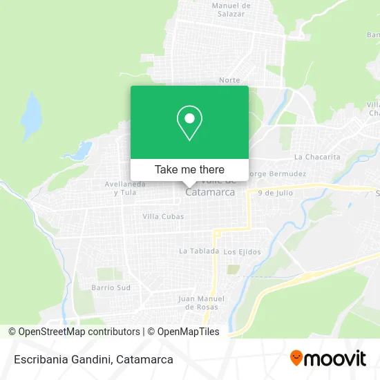 Escribania Gandini map