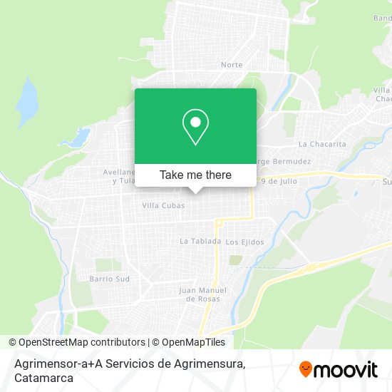 Mapa de Agrimensor-a+A Servicios de Agrimensura