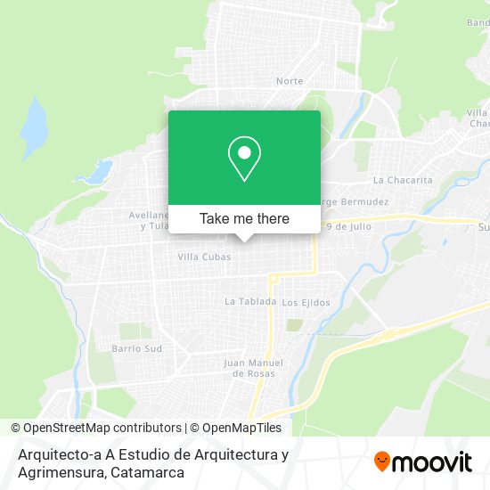 Arquitecto-a A Estudio de Arquitectura y Agrimensura map