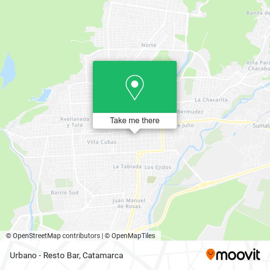 Urbano - Resto Bar map