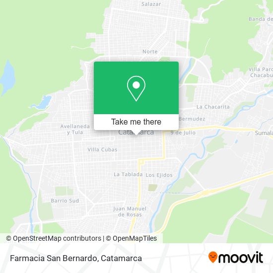 Farmacia San Bernardo map