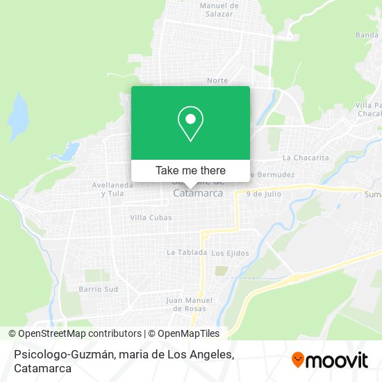 Psicologo-Guzmán, maria de Los Angeles map