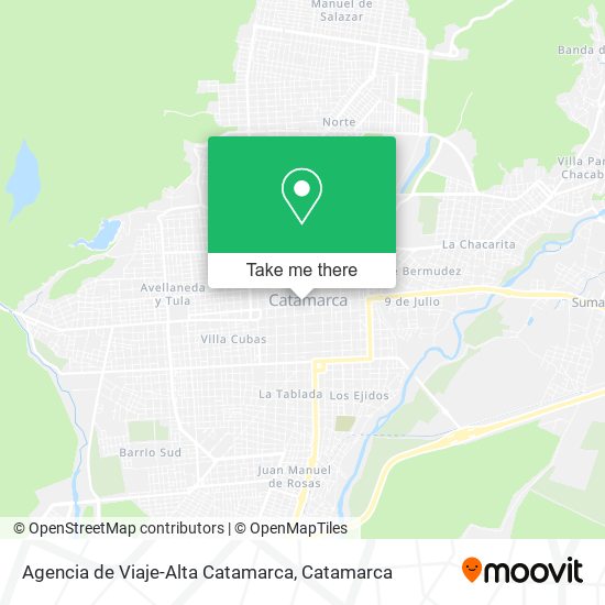 Agencia de Viaje-Alta Catamarca map