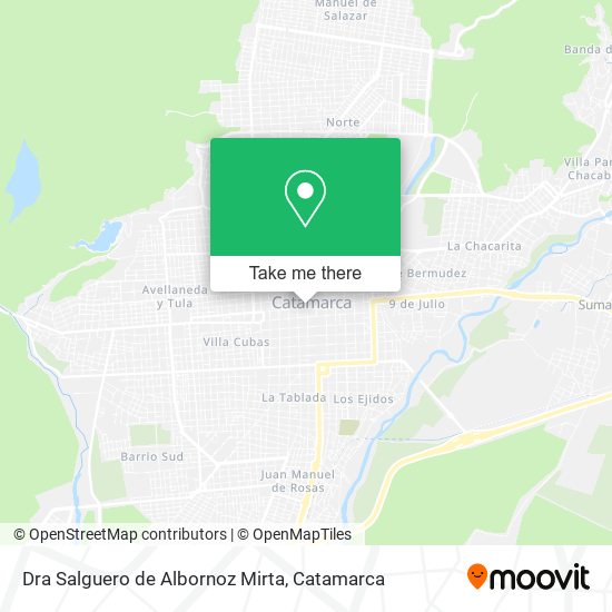 Dra Salguero de Albornoz Mirta map