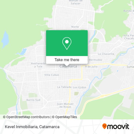 Kevel Inmobiliaria map